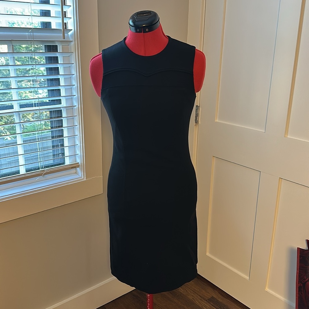 Tory Burch Fitted Sheath Dress, Black, Size 2